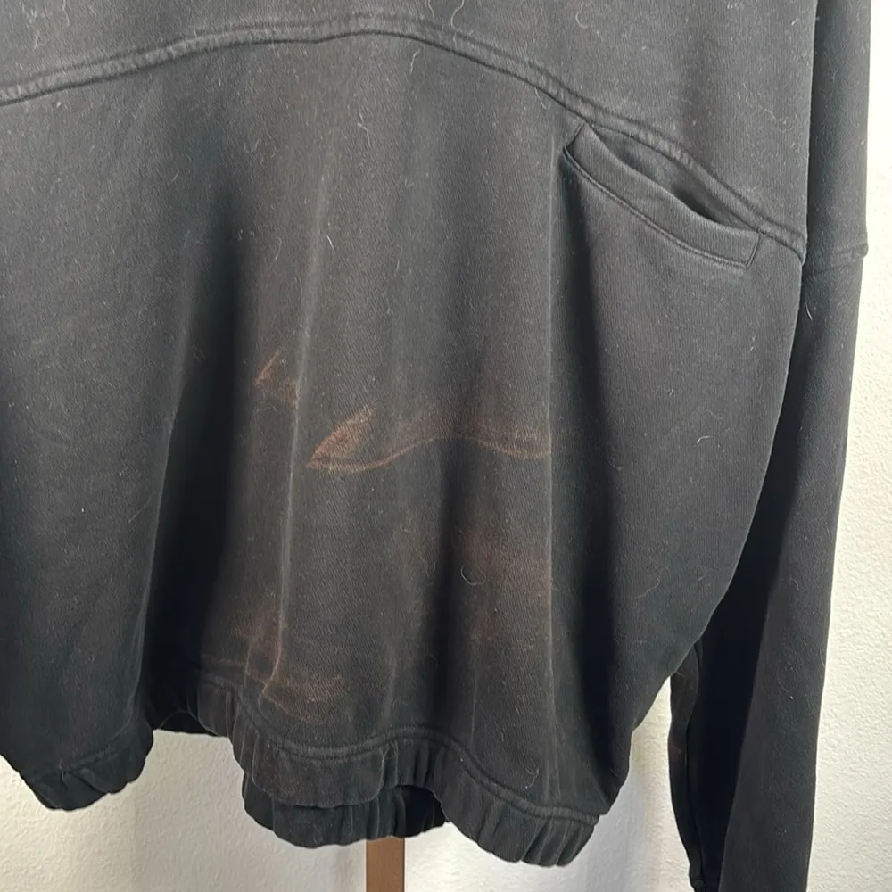 Vuori women’s Sedona weekender crew sweatshirt black large - Image 3