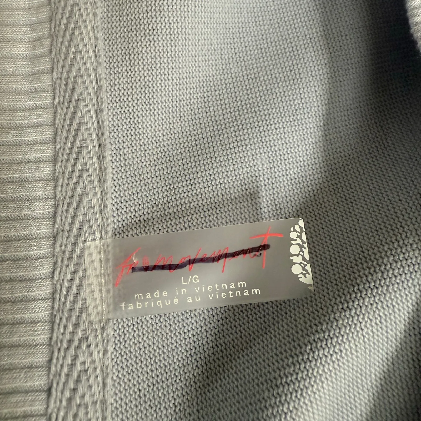 Free People sweatshirt pullover activewear layer casual cozy oversized Large - Image 5