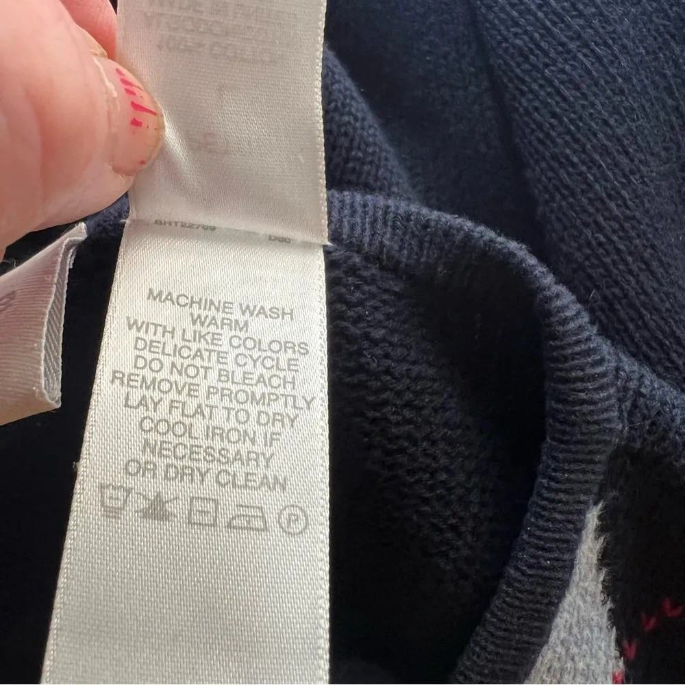 Vintage Liz Claiborne Argyle Sweater Cardigan. Size PL. - Image 7