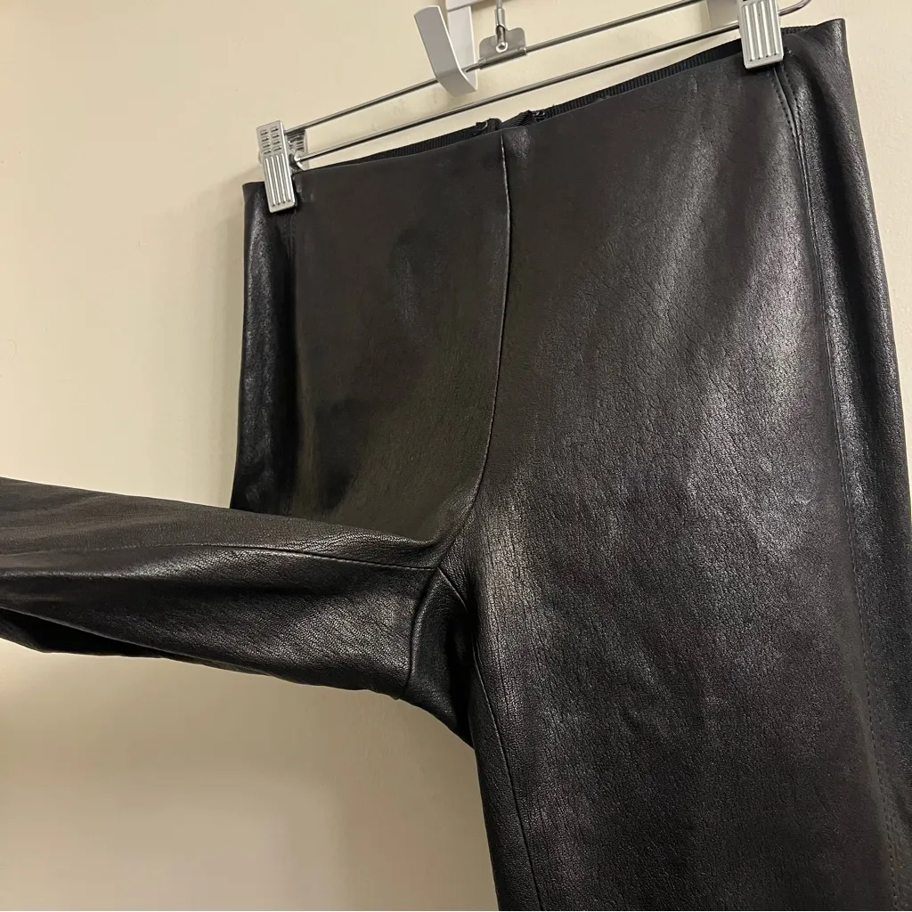 NWT Rag & Bone Simone Leather Pant in Black Size 0 - Image 7