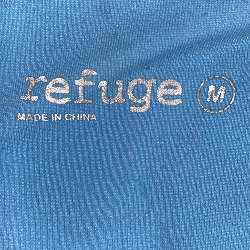 Charlotte Russe Refuge Blue Exercise Skinny Leggings - Image 2