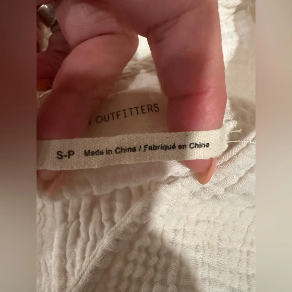 EUC URBAN OUTFITTERS BEIGE Lightweight JUMPSUIT palazzo legs - Image 7