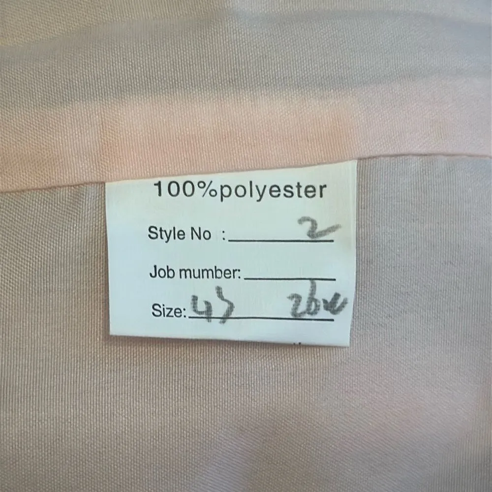 Pink Chiffon 3 Piece Formal Pant Suit Set Mother of the Bride Size 26W **READ - Image 8