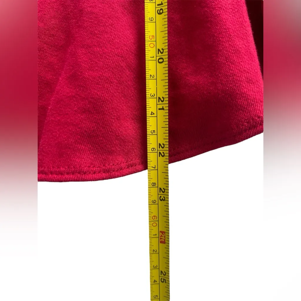 Anthropologie Cutwork Swing Top Pink Embroidered Floral Sweatshirt NWT Size XS - Image 11