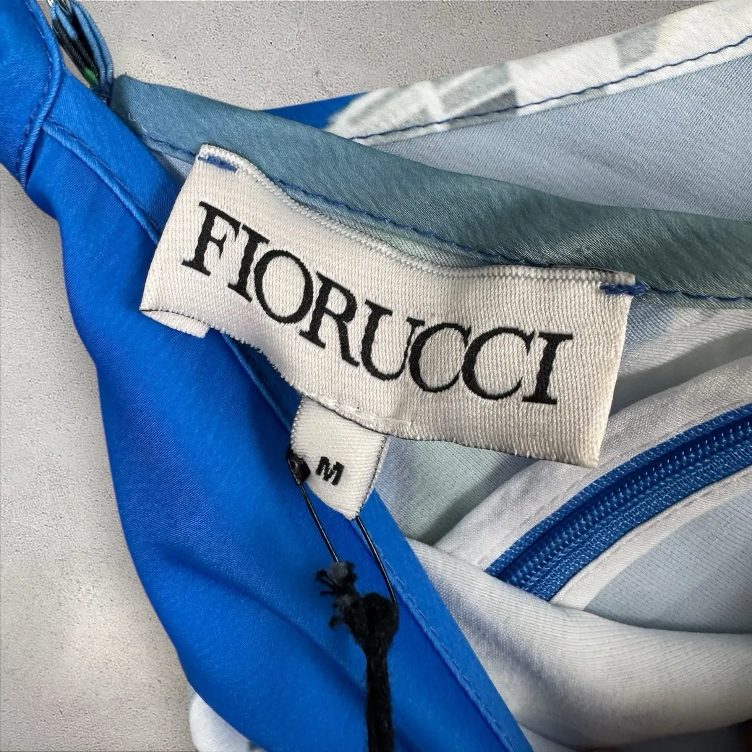 FIORUCCI Slip Mini Dress in Disco Print Abstract Artsy NWT Sz M - Image 4