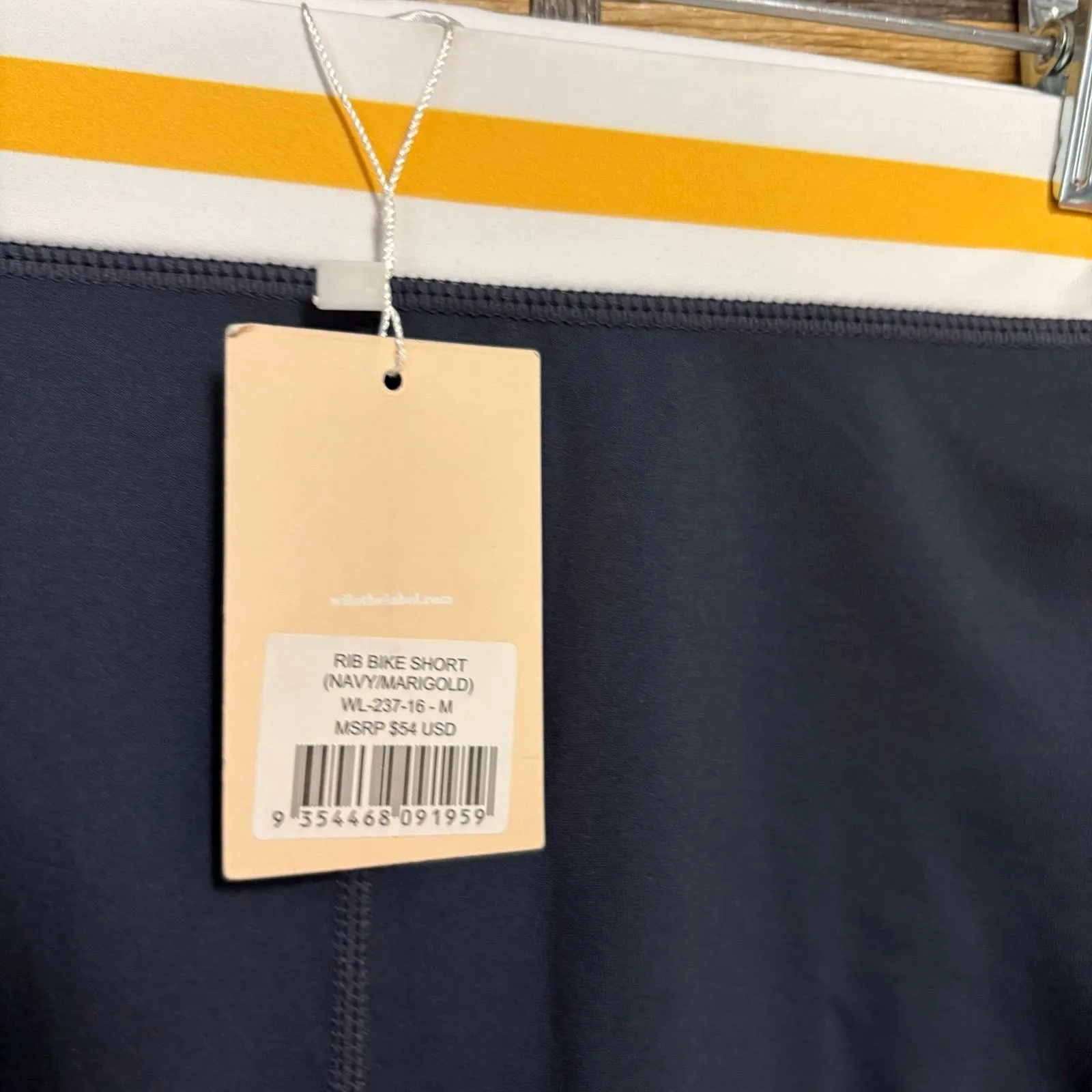 Willo Navy Biker‎ Shorts Size Medium Blue - Image 4