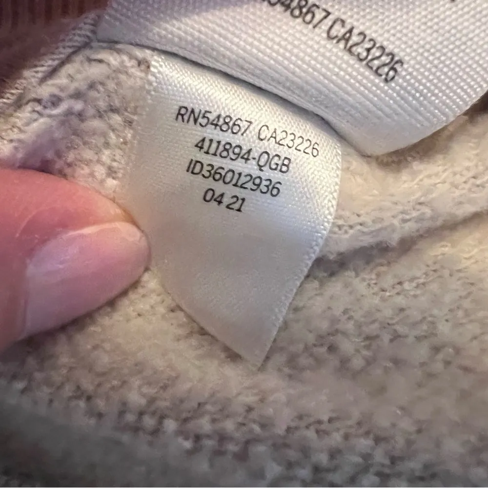 Victoria's Secret PINK Oversized Crewneck Women’s XS Beige Camo Sweatshirt - Image 7