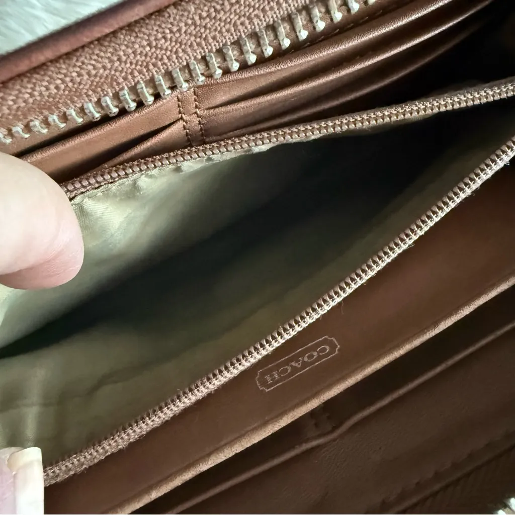 Coach Signature Penelope Zip Around Wallet - Image 5