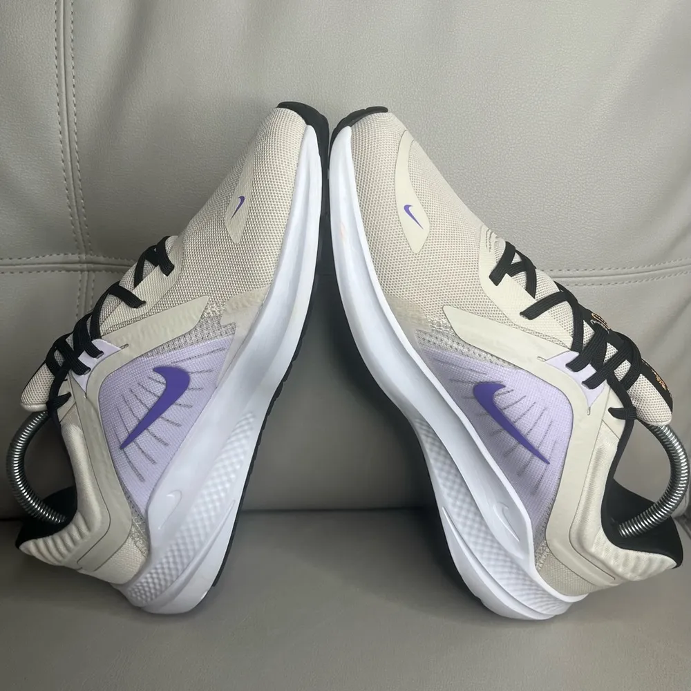 Nike Quest 5 Ivory Purple Athletic Running Shoes Women's Size 11 NEW - Image 6