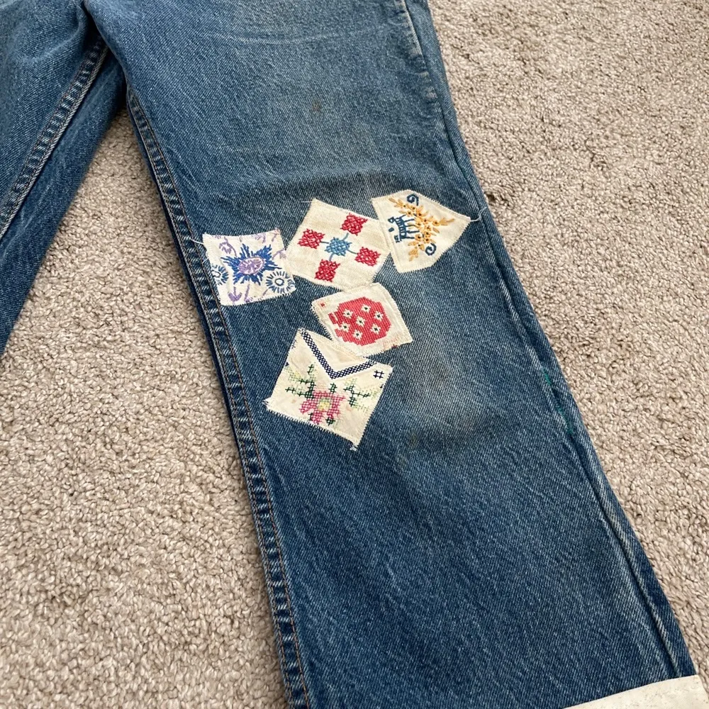 Super cool vintage custom made in Ny Levi’s - Image 3