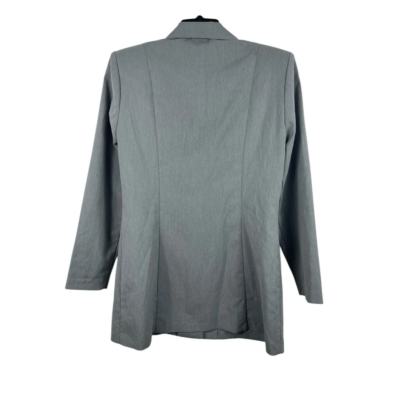 VTG Splurge Women’s Gray Skirt Suit Set 7 Blazer Pencil Skirt 90s Y2K Career Size undefined - Image 4