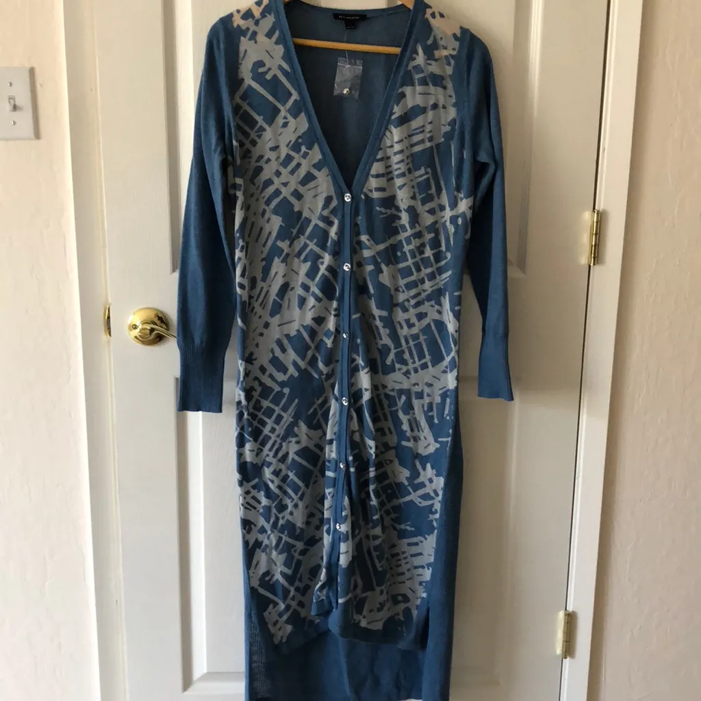 H by Halston duster cardigan - Image 2