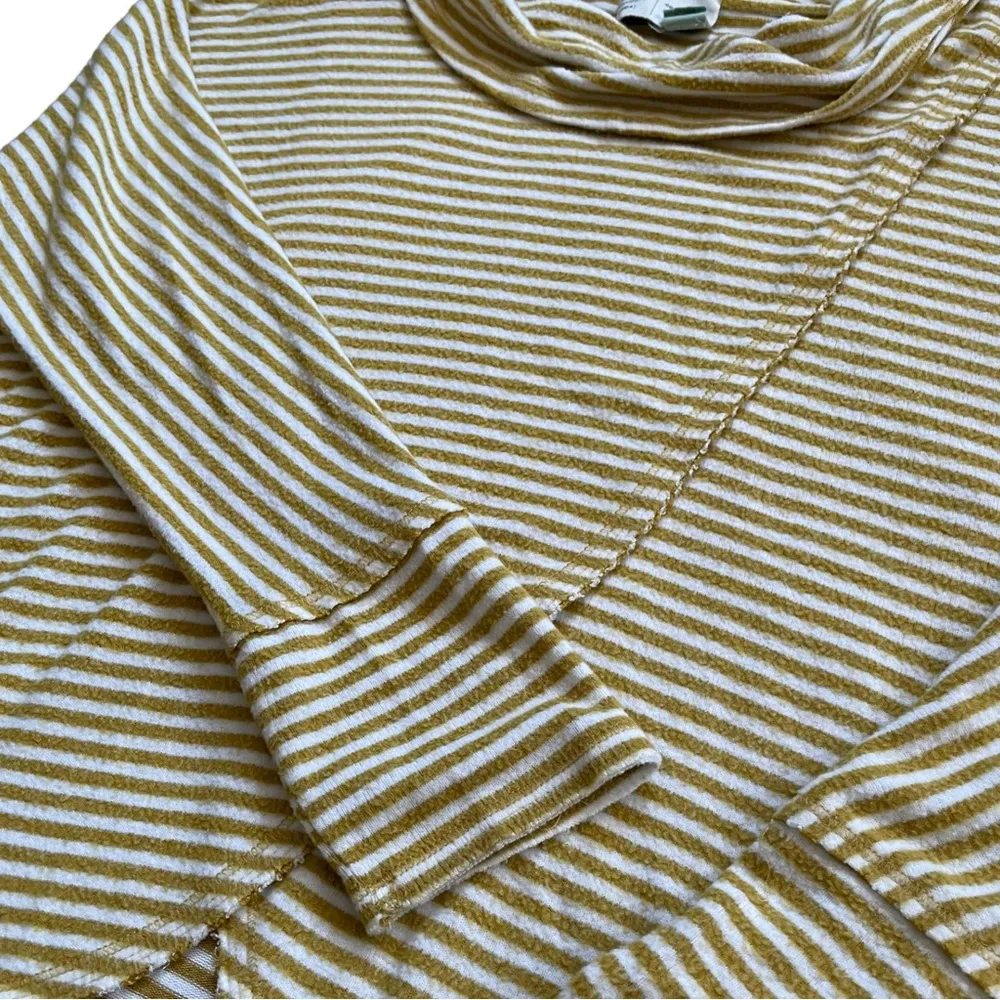 Saturday Sunday Striped Cowl Neck Draped Top - Image 5