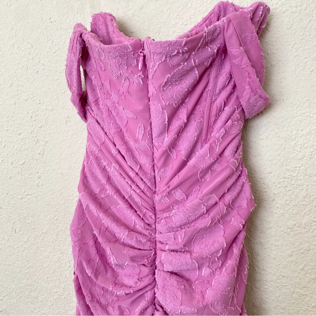 HOUSE OF CB 'Cesca' Rose‎ Pink Floral Maxi Dress NWOT size XS - Image 9