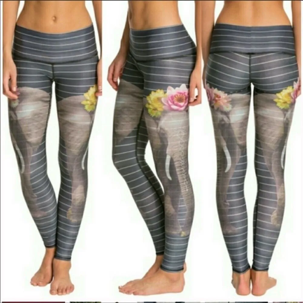 Teeki  Love The Elephant Leggings - Image 5