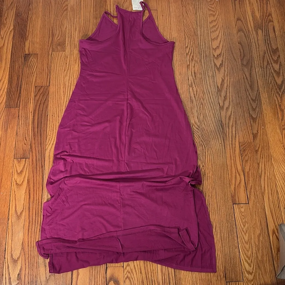 MIKEN Racerback Maxi Length Swim Cover Up Purple Juniors‎ Medium NWT Size undefined - Image 3