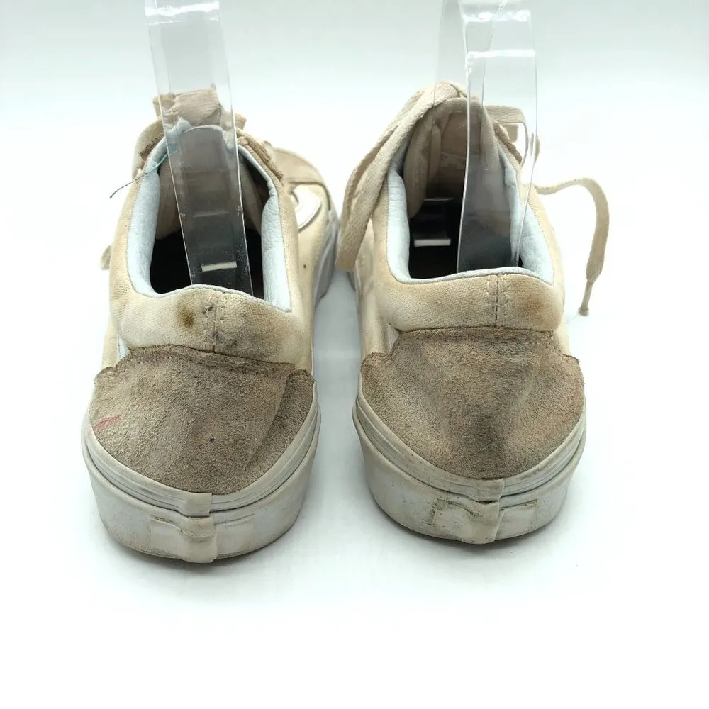 Vans Sneakers Skate Shoes Canvas Suede Beige Mens 6.5 Womens 8 - Image 7