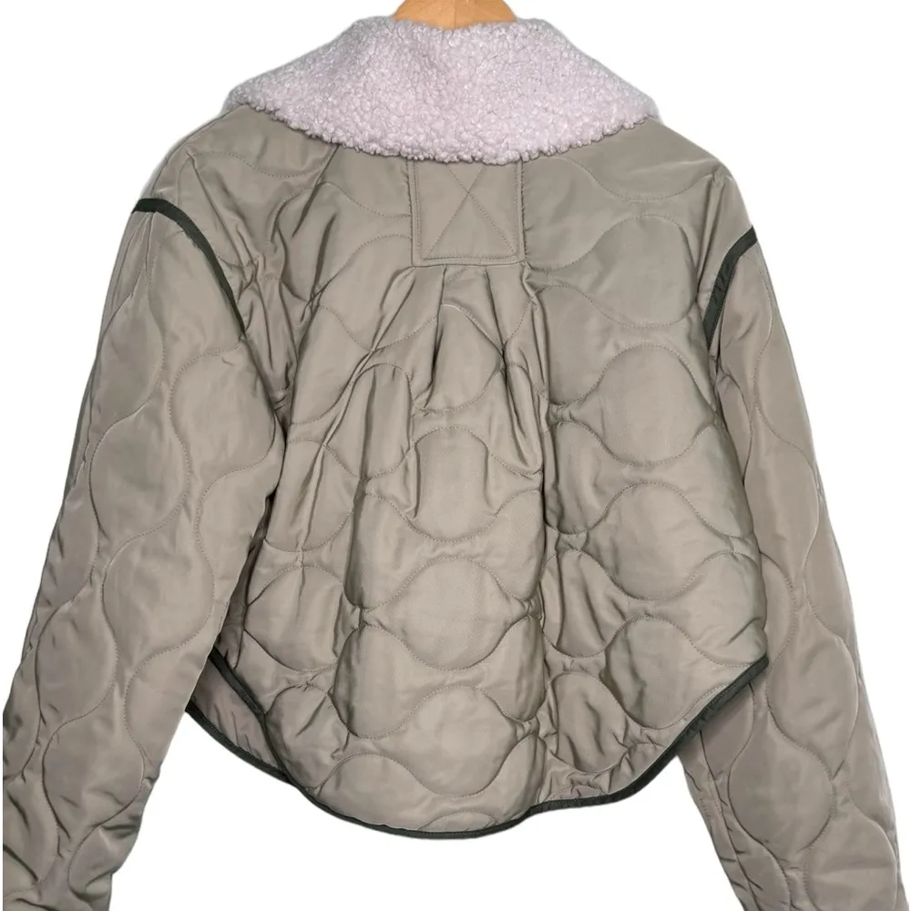 Tularosa Sage Green Agnes Quilted Jacket Size Small - Image 5