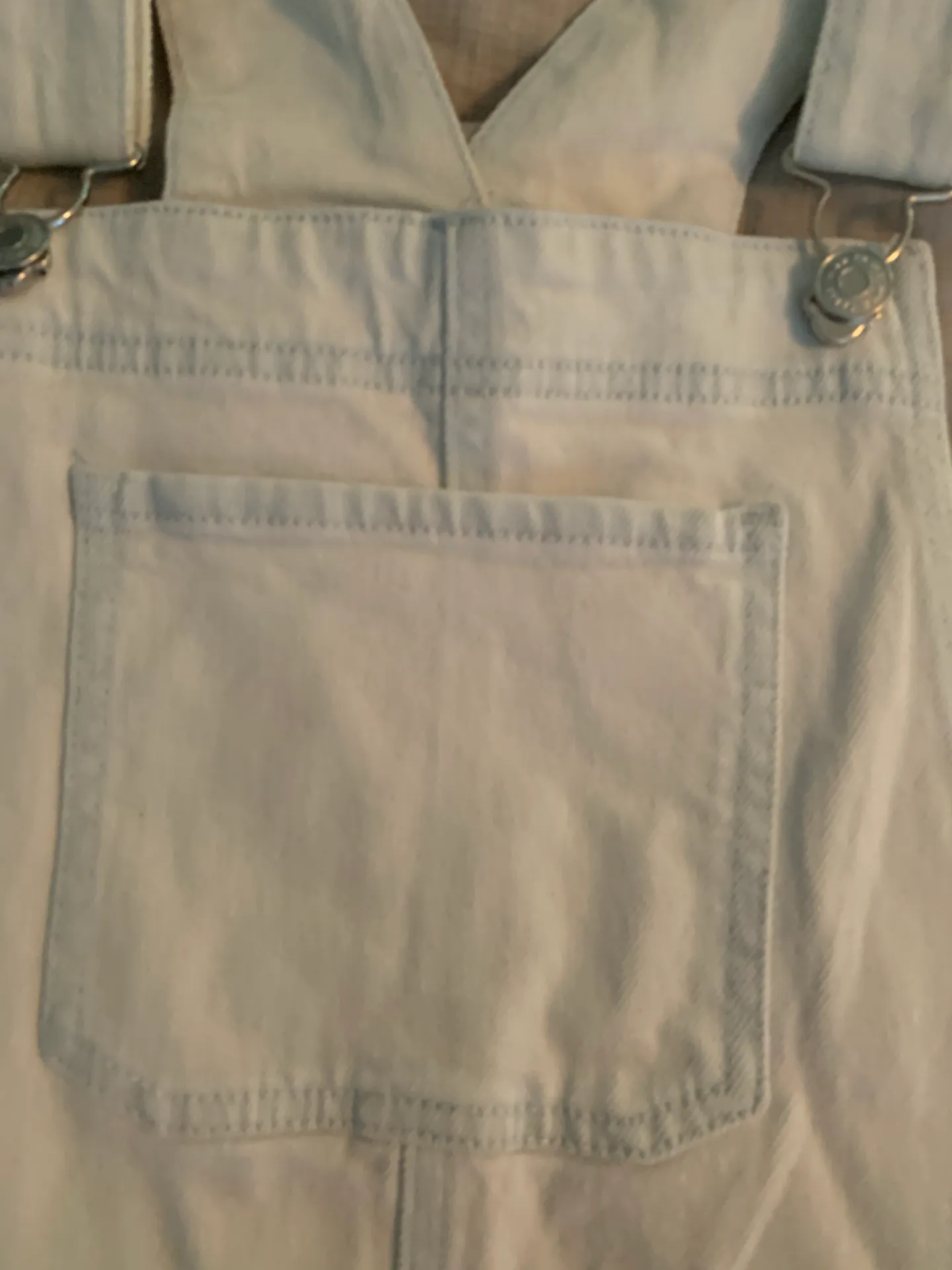 Denim Overall Dress - Image 4