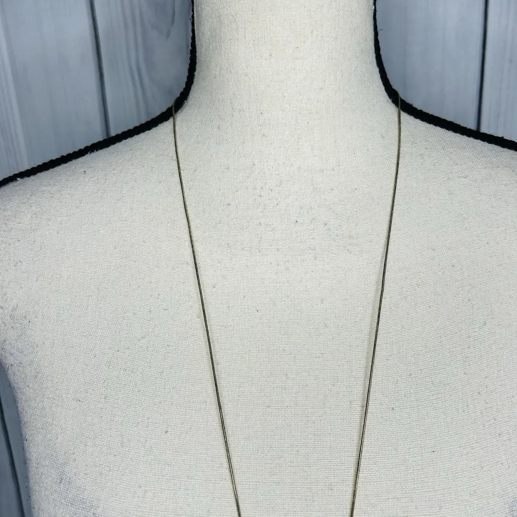 Ann Taylor Loft Multi Gem 19" Necklace Glass Beaded Adjustable - Image 4