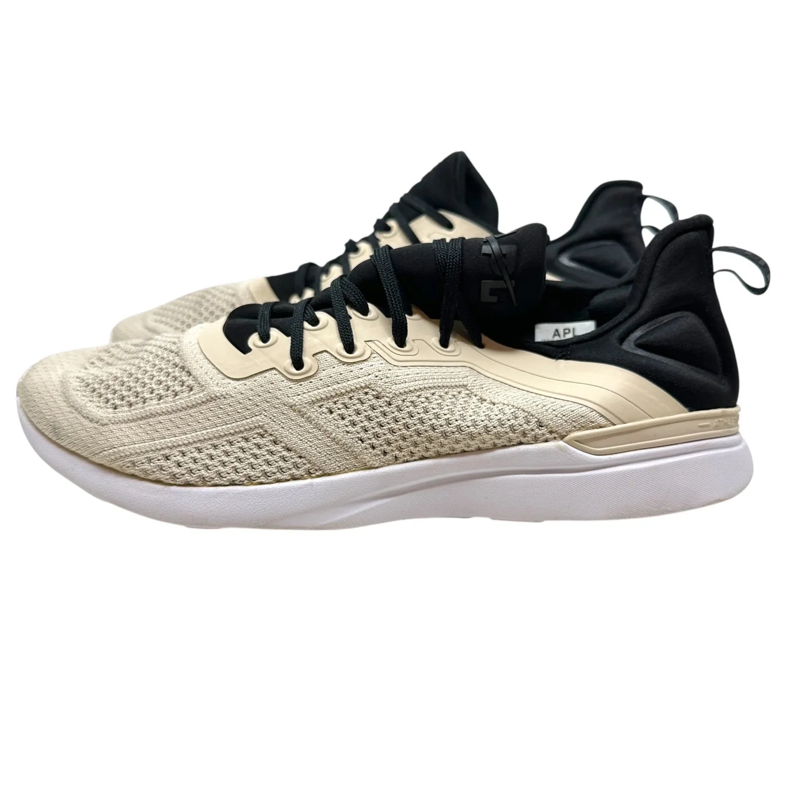 Apl Techloom Tracer Sneaker Trainer Black Cream Beige White Size US 10 - Image 9