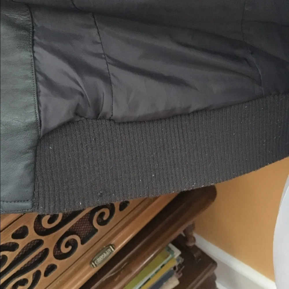 Xhilaration faux leather bomber jacket - Image 12