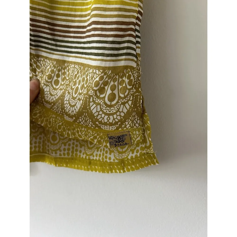 Prana NWT Silk Blend Illiana Sleeveless Top Size XL Crochet Detail Boho - Image 9