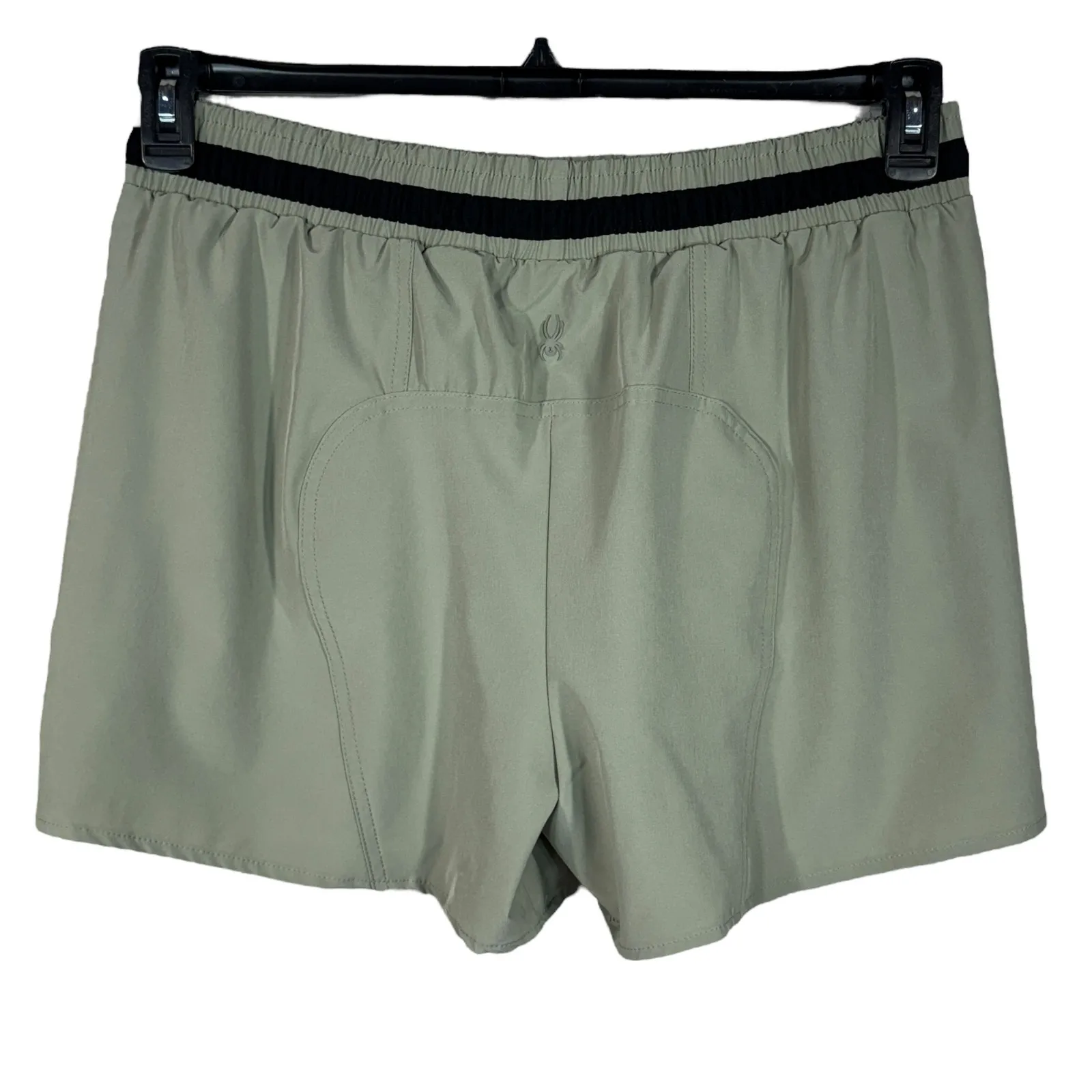Spyder X-Large Active Shorts Pull-On Quick Dry Pockets Stretch Lightweight Green - Image 3