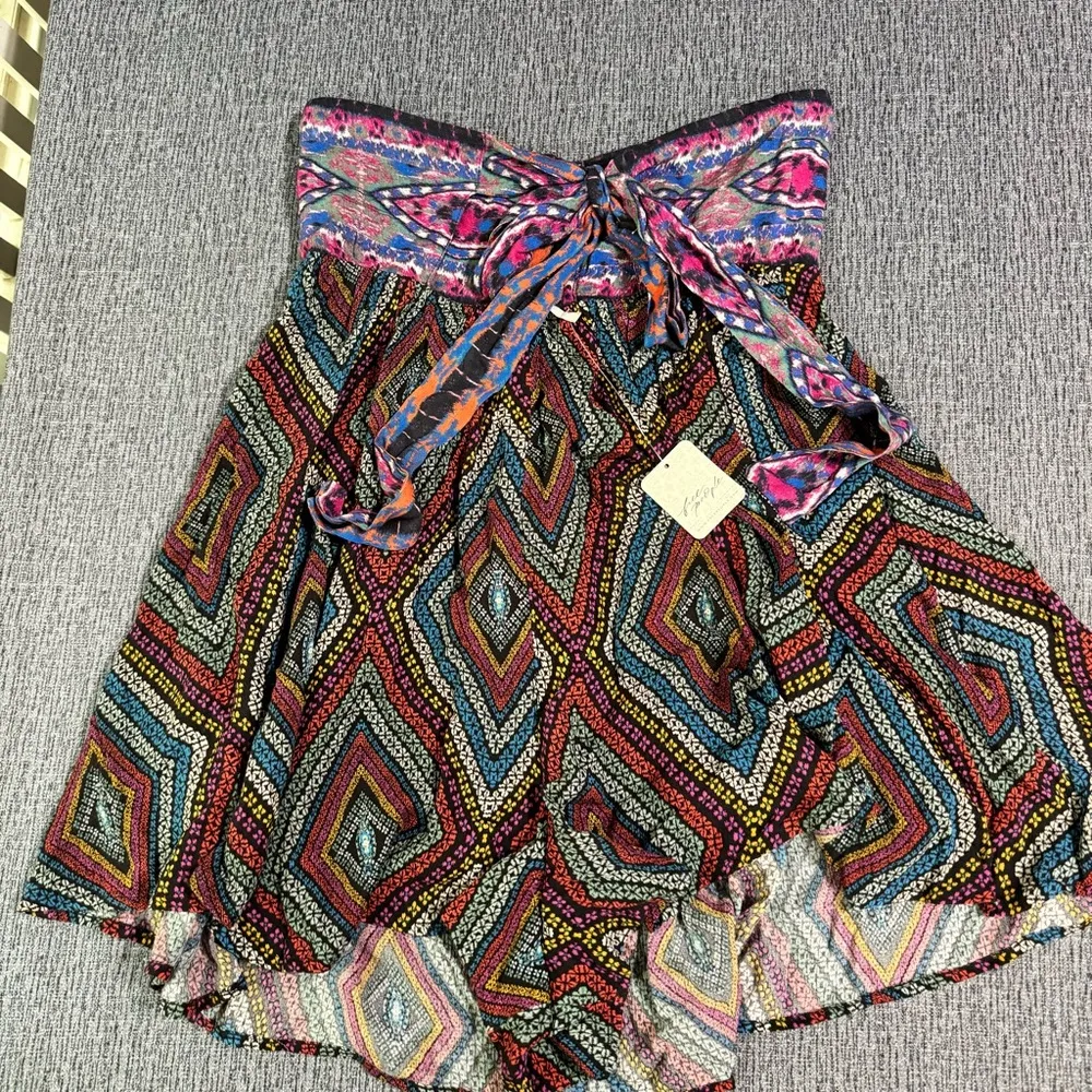 Free People Elowen Strapless Romper - Image 7