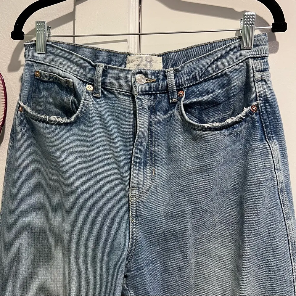 We the Free Striaght Leg High Rise Jeans - Image 2