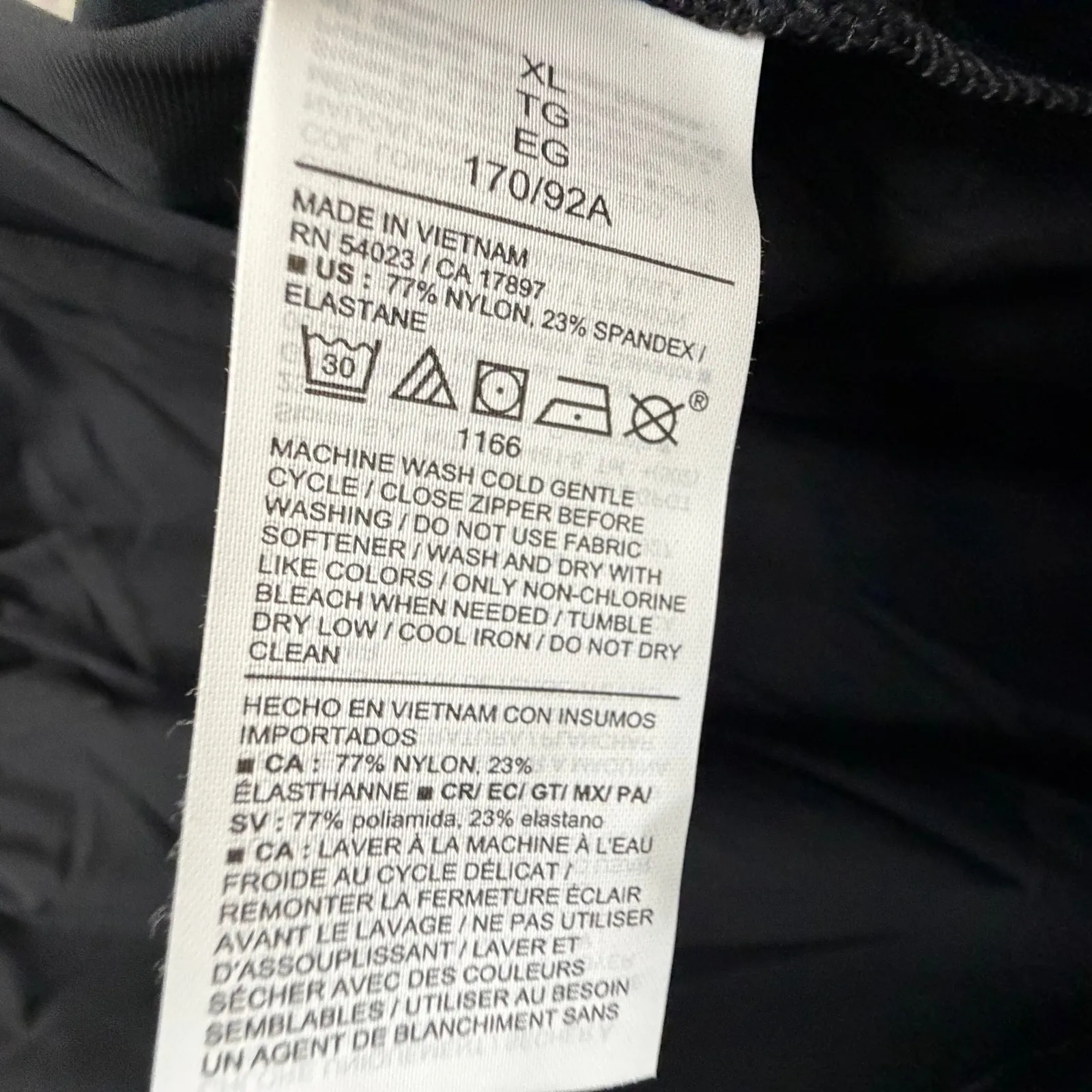 Old Navy SleekTech Trouser Pants Womens XL Black High Waisted Travel Ready NEW - Image 15