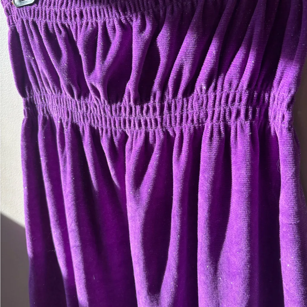 OP Y2K Terry Cloth Sparkle Mini Dress - Image 3