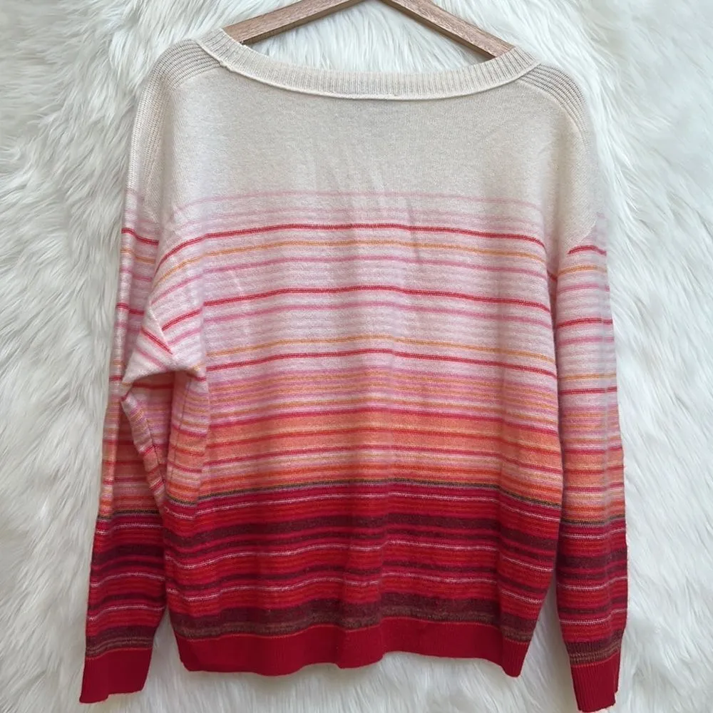 Anthropologie Saturday Sunday Emmeline 100% Cashmere striped sweater - Image 7