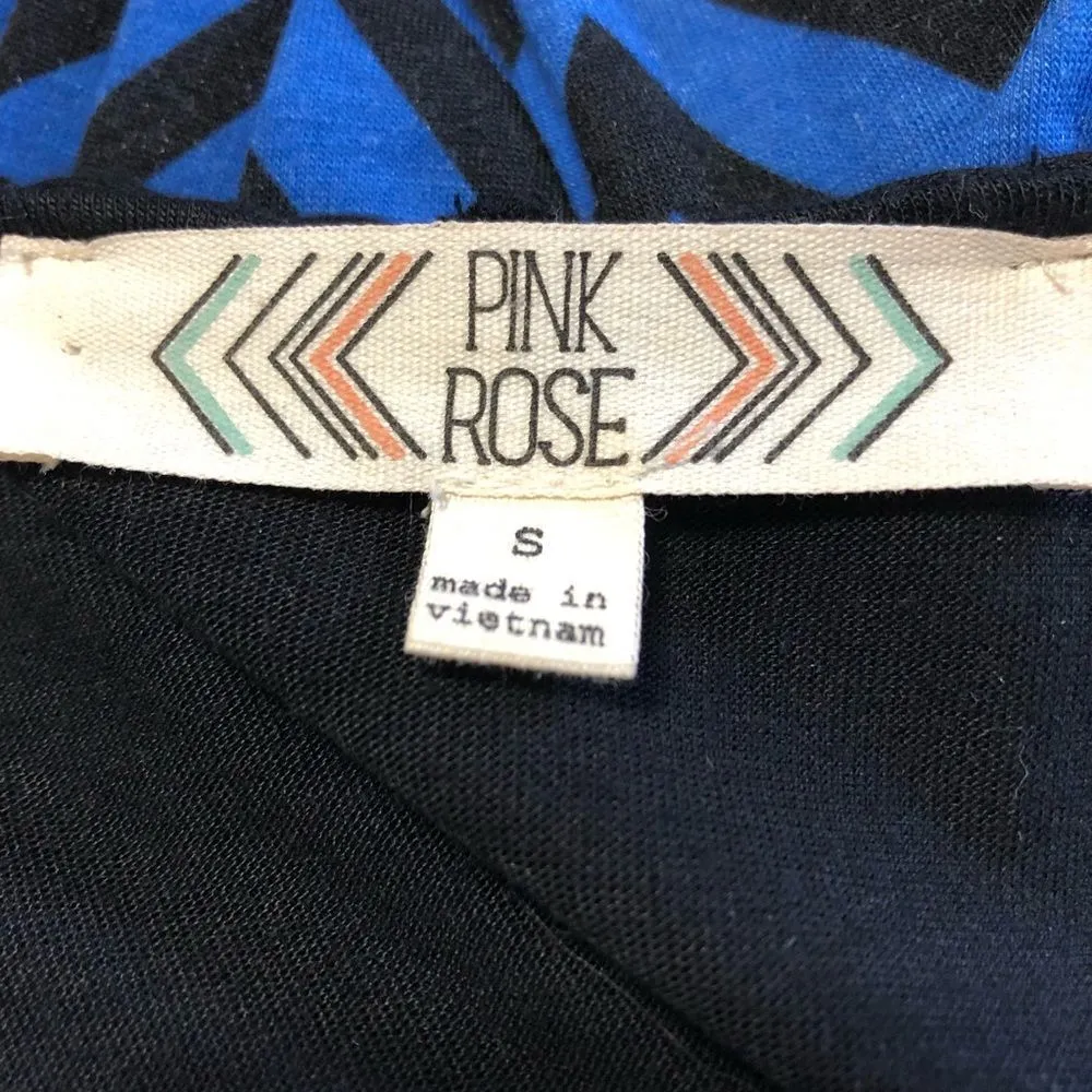 Pink Rose Women Blue Casual Dress,  Maxi - Image 7