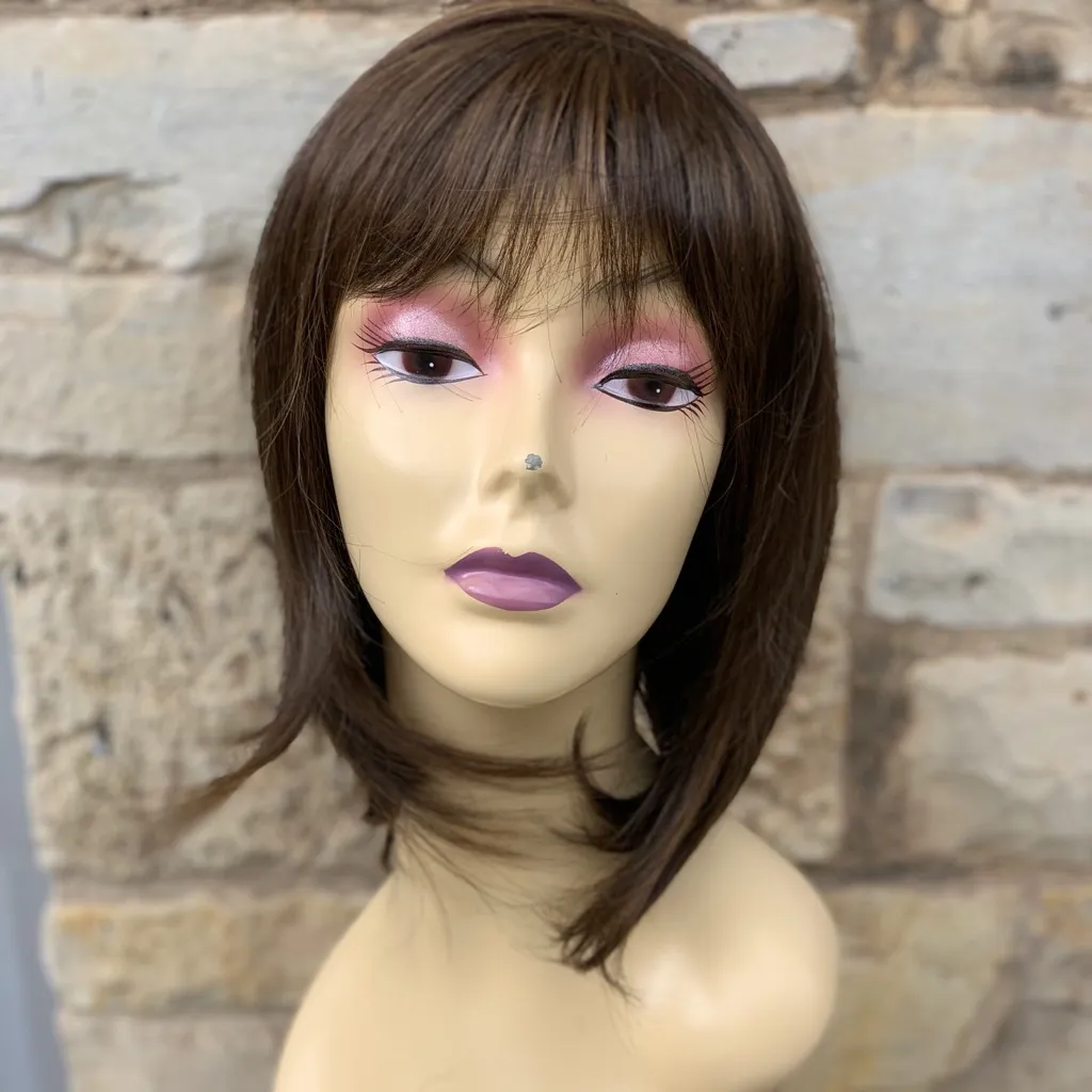 Hairuwear Short Bob Wig 2020 Brown - Image 7