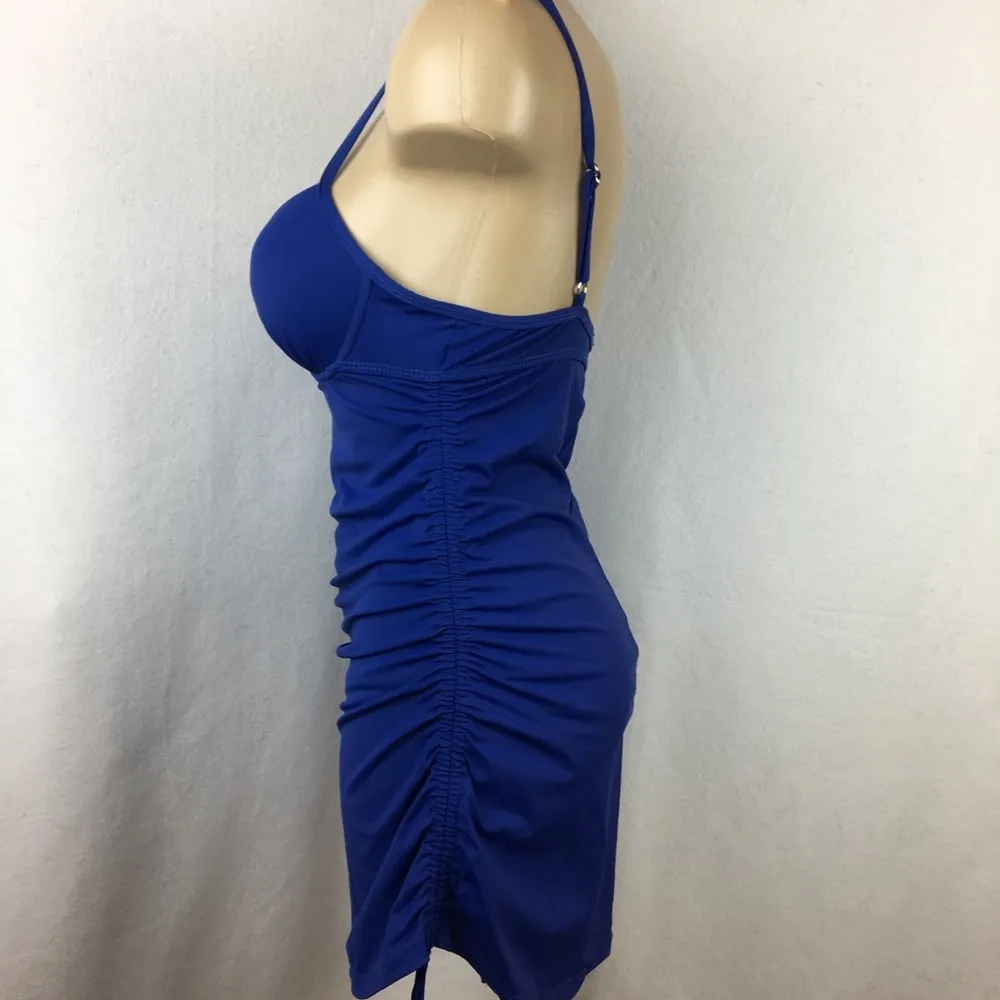 SPANX Blue Skirted 1 Piece Bathing Swim suit S - Image 5