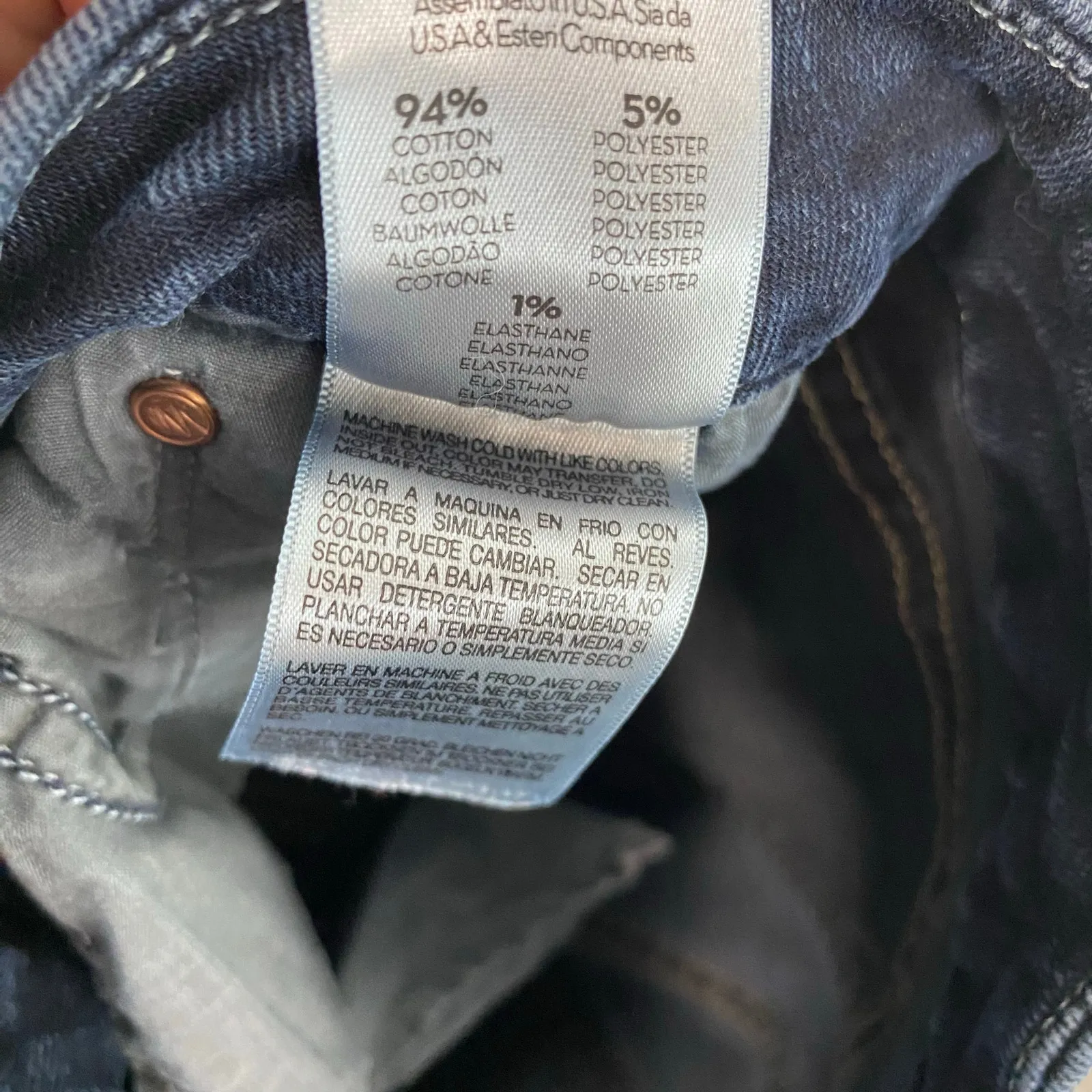 MOTHER Looker Cropped Skinny Jeans In Coffee, Tea, or Me? Size 2/26 Blue - Image 8