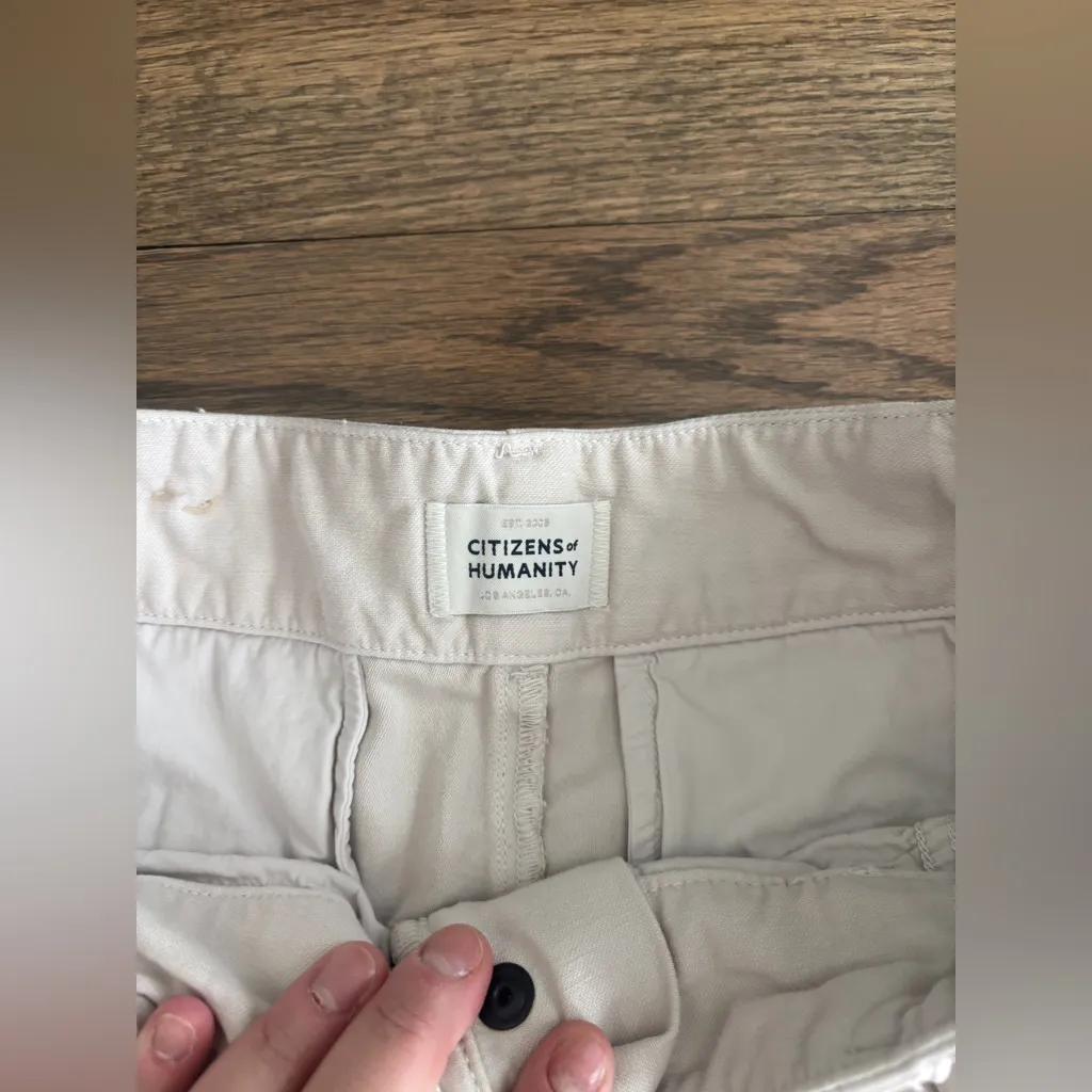 Citizens of Humanity Payton‎ Super High Waist Crop Wide Leg Utility Trousers 26 - Image 8