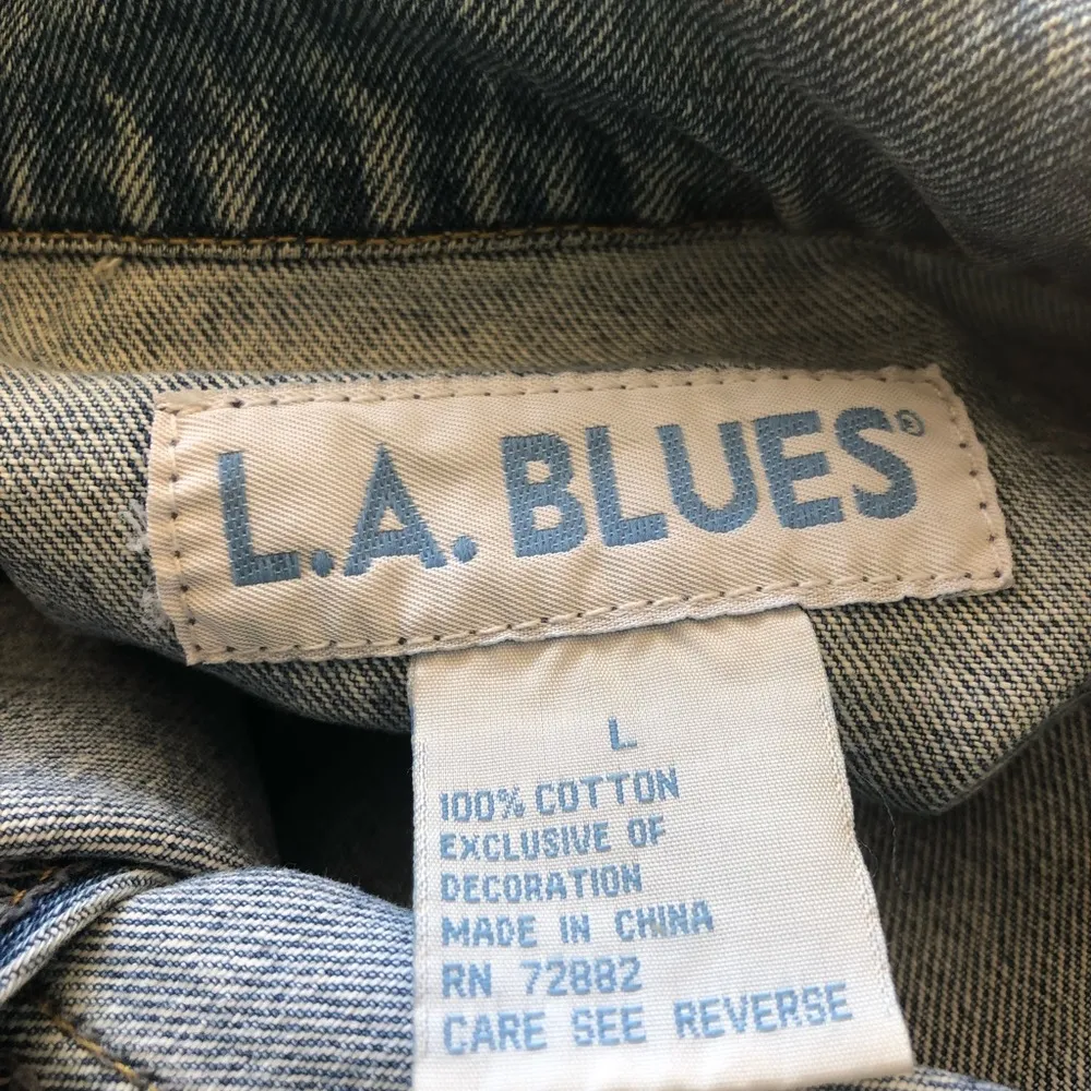 Vintage LA Blues studded denim jacket - Image 2