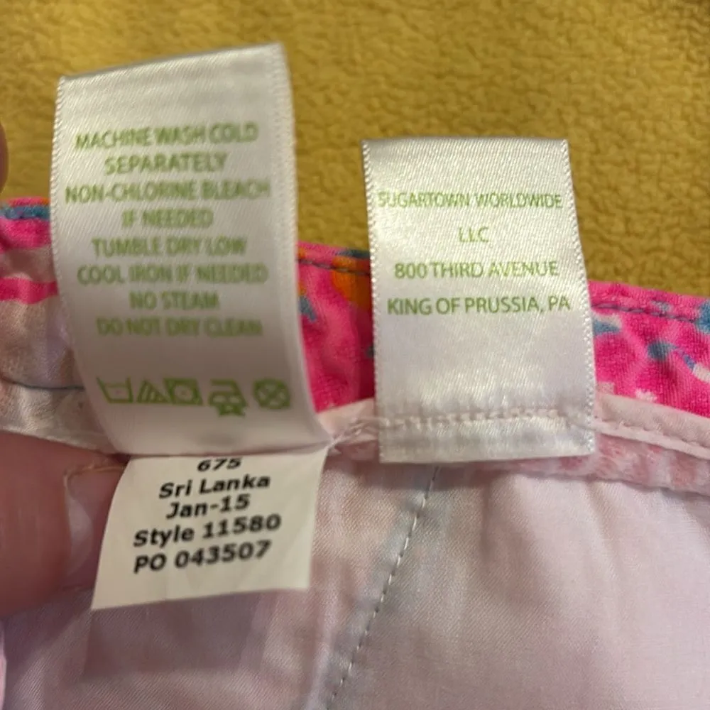 Lilly Pulitzer Adie Shorely Blue Feeling Tanked Shorts - Image 8