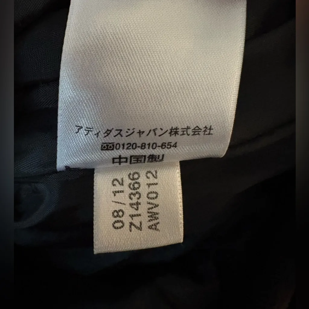 Adidas puffer hooded Jacket coat 40 years celebrating slim fit p2p 20” women M - Image 13