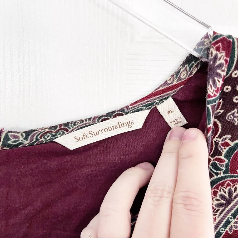 Soft Surroundings Aideen Mixed Patchwork Maxi Dress - Image 5