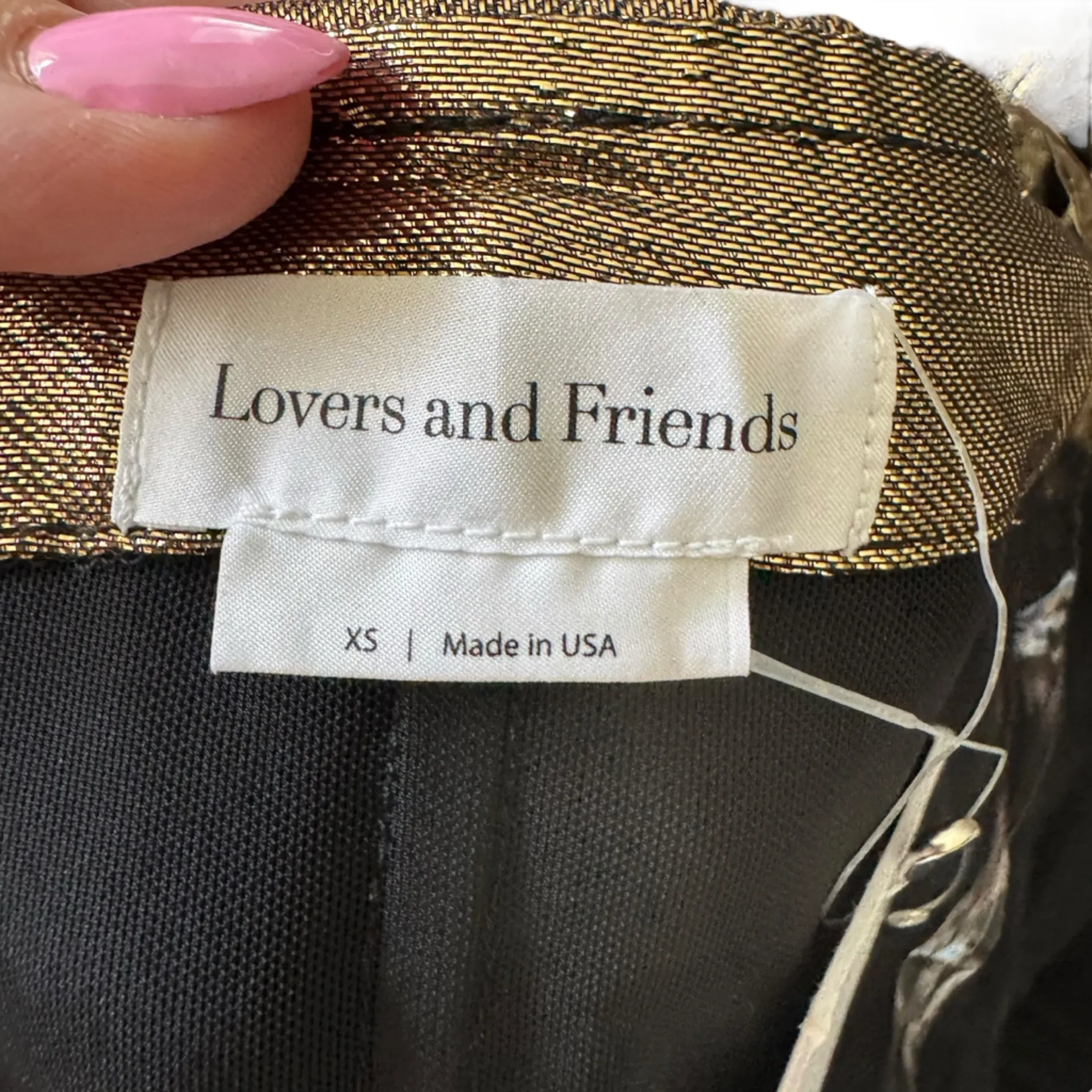 LOVERS AND FRIENDS - NWT Seraphina Gown in Gold Sz XS - Image 8