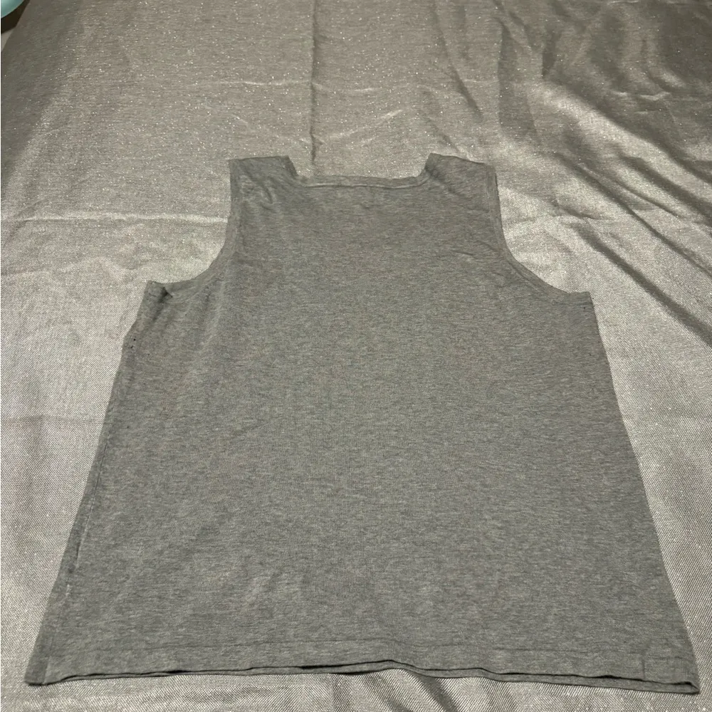 Laura Ashley  Charcoal Gray Knit Top - Image 2