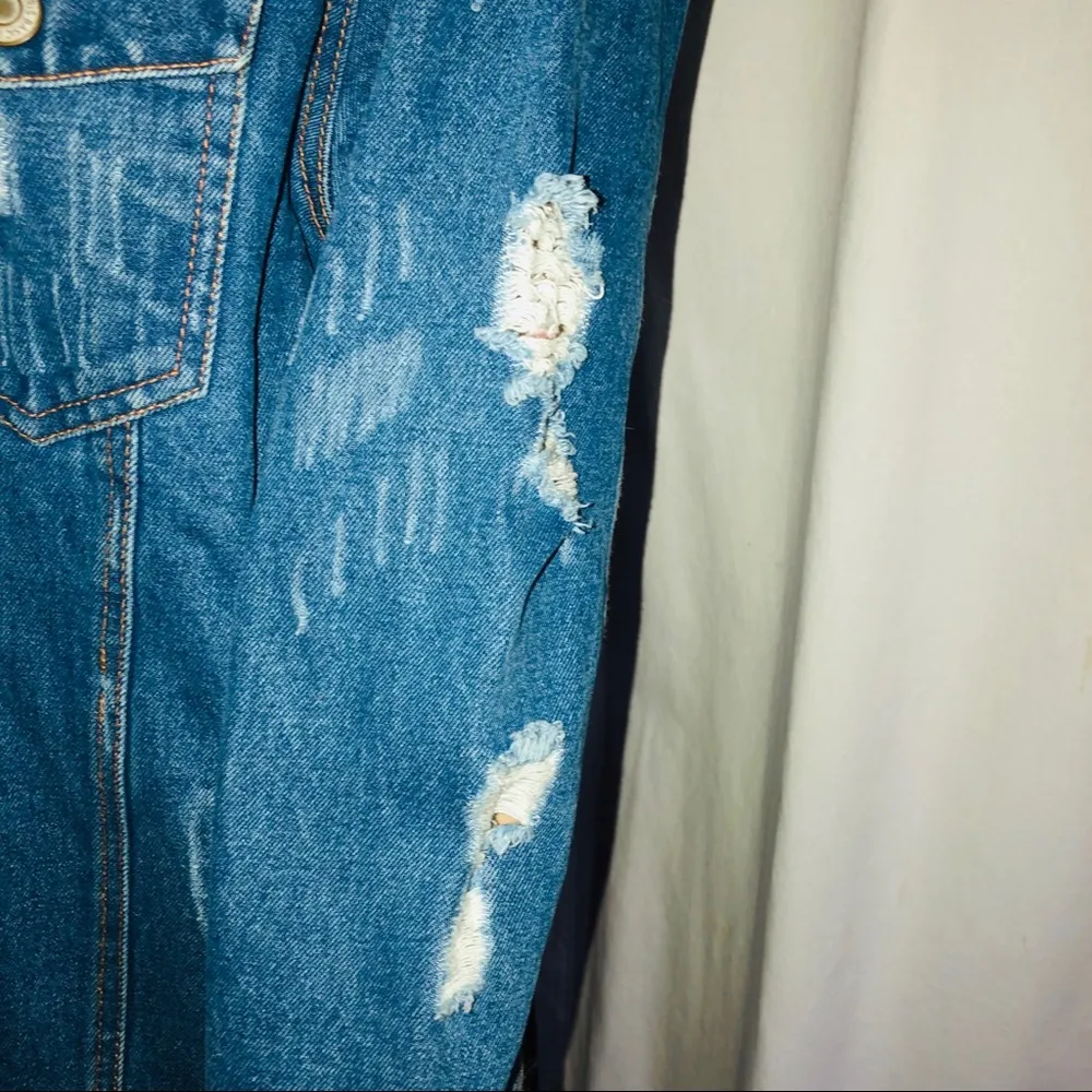 Iris basic Iris distressed denim jacket - Image 4