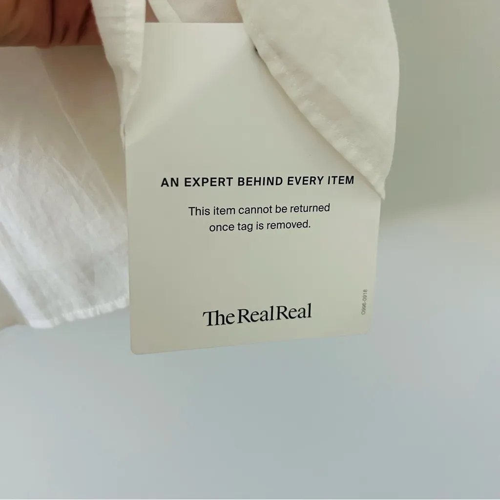 See by Chloè Macrame Lace Off White Cream Cotton Poplin Boho Dress NWT 34 US 2 - Image 5