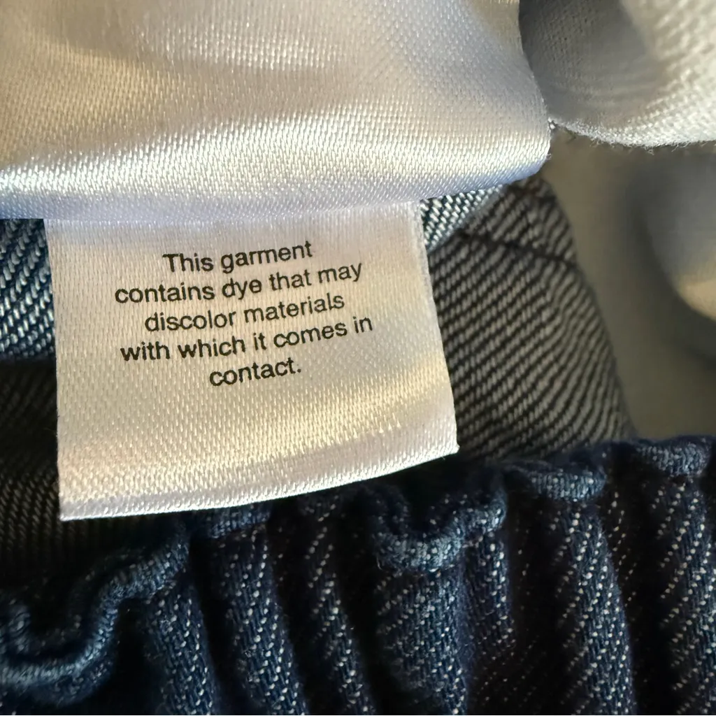 Anthropologie Pilcro Blue Denim Joggers Size 25 Elastic Hem Boho Casual - Image 10