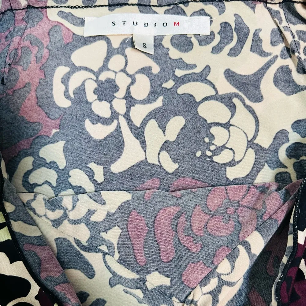 Vintage Studio M Womens Flare Skirt Ruffle Hem 90s Y2K WhimsiGoth Size Small Purple - Image 5