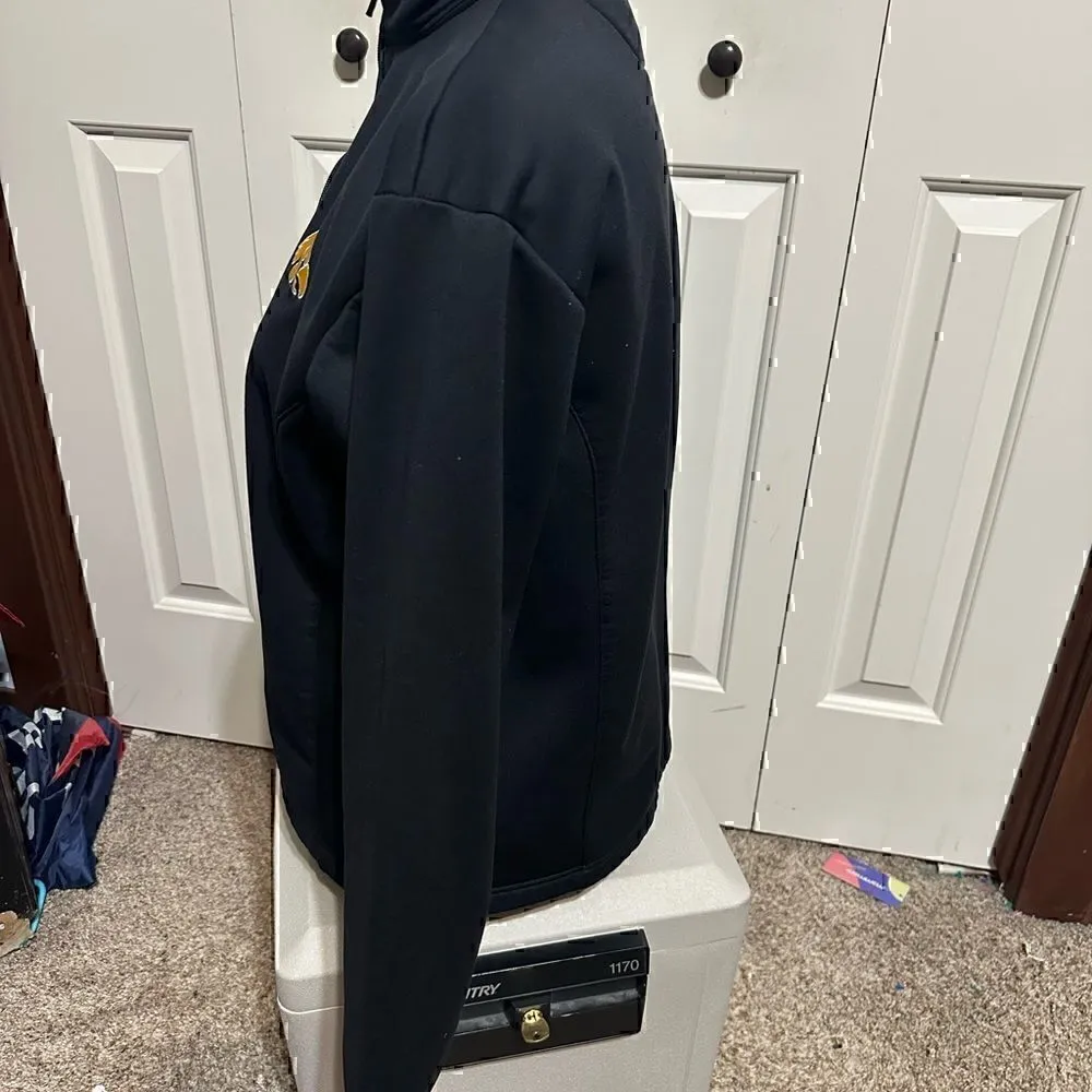 Under Armour Womens Small Half ZIP Black Iowa Hawkeyes Pullover - Image 2