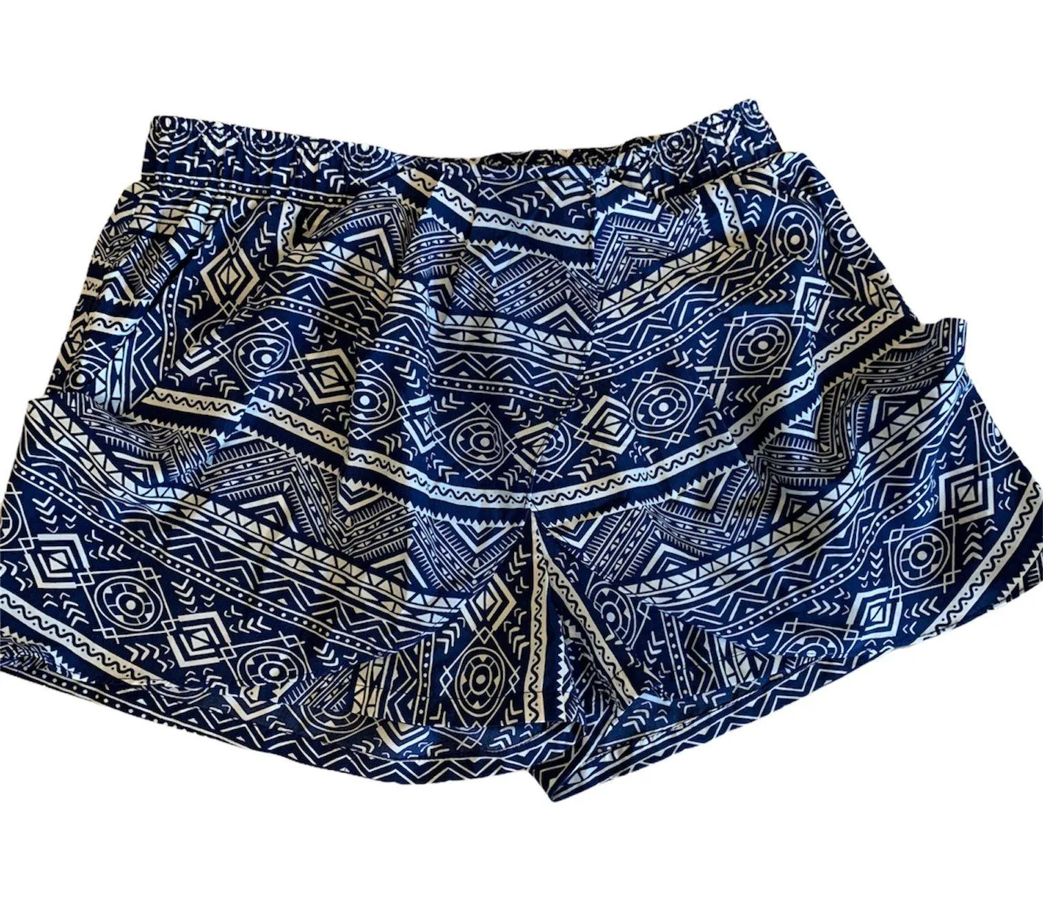 Shorts Silky Elastic Waist Wrap Womens M - Image 7